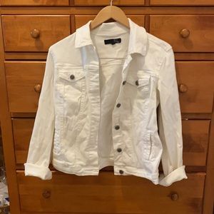 White denim jacket